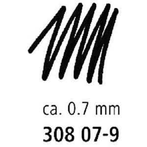 Produktbild für Fineliner Staedtler pigment liner, 308 07-9, schwarz
