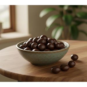 Produktbild für Schokofrüchte KoRo Gefriergetrocknete Himbeeren