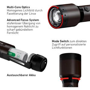 Produktbild für Taschenlampe Ledlenser P6R Signature LED aufladbar