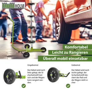 Produktbild für Felgenbaum Trutzholm 72610, aus Aluminium, fahrbar