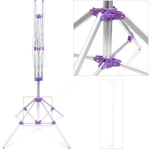 Produktbild für Wäschespinne Relaxdays 10018371, silber