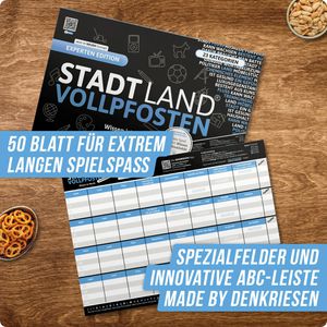 Produktbild für Spielblock Denkriesen Stadt Land Vollpfosten