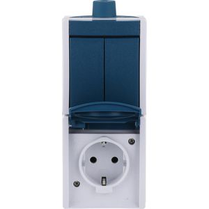 Produktbild für Steckdose Busch-Jaeger Ocean 2601/5/20EW-53-503, IP44, Aufputz