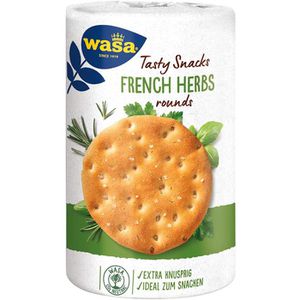 Knäckebrot Wasa Tasty Rounds Weizen, French Herbs