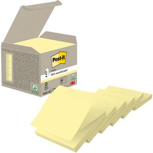 Haftnotizen Post-it Recycling Z-Notes, gelb