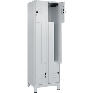 Produktbild für Spind CP-Möbel Classic PLUS, Z-Spind, lichtgrau