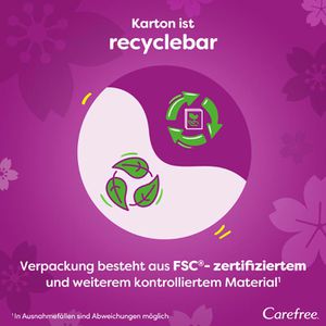 Produktbild für Slipeinlagen Carefree Plus Long