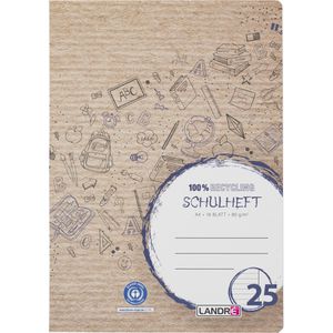 Produktbild für Schulheft Landre 100050215, ab 5. Klasse, A4