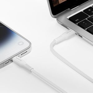 Produktbild für Ladekabel 4smarts RapidCord, weiß, 1,5m