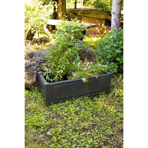 Produktbild für Pflanzkasten KHW Czardas 38105 anthrazit