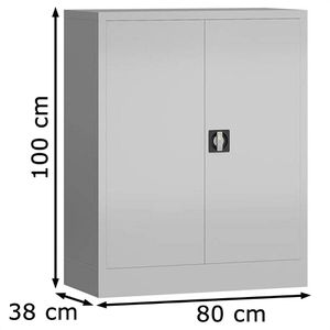 Produktbild für Aktenschrank ClassiX X-530310, aus Metall