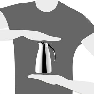 Produktbild für Thermoskanne Emsa Eleganza, Easy Open, Edelstahl