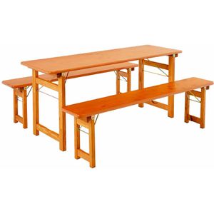 Bierzeltgarnitur RUKU1952 205267, braun