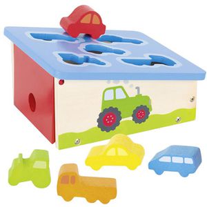 Motorikspielzeug Goki 58668, Sort Box Fahrzeuge