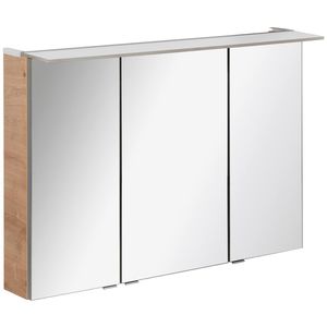 Produktbild für Waschtisch Fackelmann B.perfekt, mit Spiegelschrank, eiche