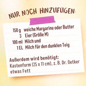 Produktbild für Kuchenbackmischung Dr.Oetker Marmorkuchen