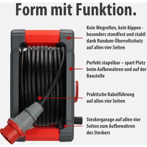 Produktbild für Kabeltrommel Brennenstuhl Professional KD3200, 30m