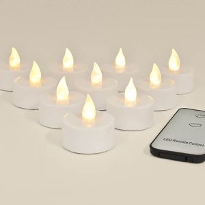 Produktbild für LED-Teelichter Monzana 993216, weiß