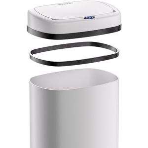 Produktbild für Mülleimer Monzana 109905, Sensor, weiß