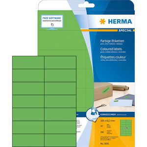 Universaletiketten Herma 5061 Special, grün