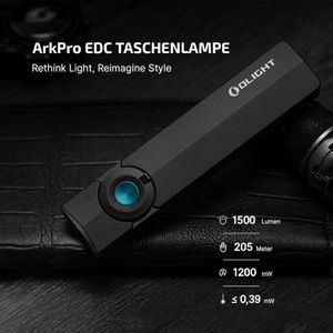 Produktbild für Taschenlampe Olight Arkpro, LED, aufladbar