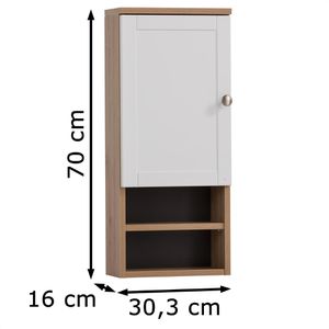 Produktbild für Bad-Hängeschrank Schildmeyer Jesper 155981