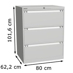 Produktbild für Hängeregisterschrank Bisley DF3-645