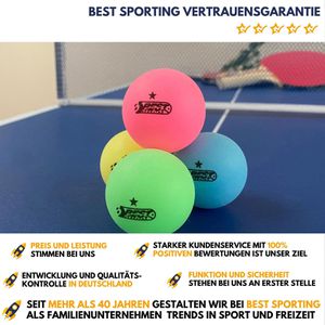 Produktbild für Tischtennisbälle Best-Sporting Colour Pops