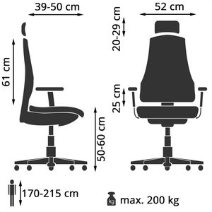 Produktbild für Chefsessel hJh-OFFICE 24 HOURS F, 608994