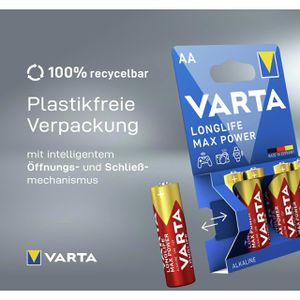 Produktbild für Batterien Varta Longlife Max Power 4706, AA