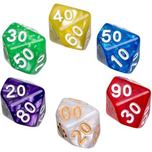 Produktbild für Würfel Philos 7770, 100er, pearl, bunt