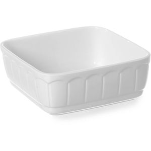 Produktbild für Auflaufform Hendi Rustica Ofenform, weiß, aus Porzellan