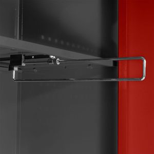 Produktbild für Mehrzweckschrank ADB 40687, abschließbar, rot