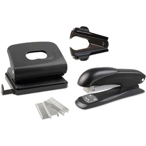 Produktbild für Heftgerät Idena Office Set 12086, inkl. Locher