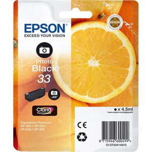 Tinte Epson 33 C13T334140 Orange, Foto schwarz