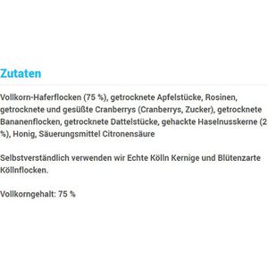 Produktbild für Müsli Kölln Bircher Frucht