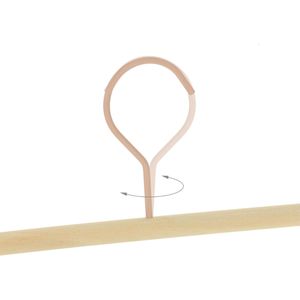 Produktbild für Hosenbügel Relaxdays 100377260, aus Metall / Holz