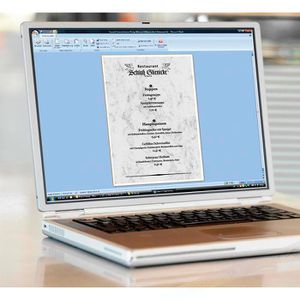 Produktbild für Briefpapier Sigel DP183, grau, A4