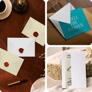 Produktbild für Briefumschläge Netuno Aster Smooth, Elfenbein, B6