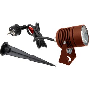 Produktbild für Gartenstrahler SLV Spike, braun, mit 6W LED
