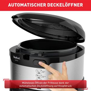 Produktbild für Fritteuse Tefal Uno M Edelstahl, FF215D