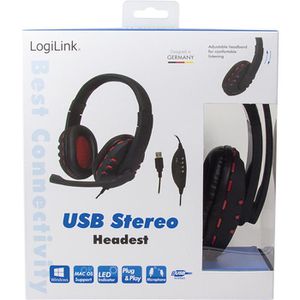 Produktbild für Headset LogiLink HS0033 Stereo