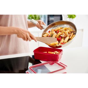 Produktbild für Mikrowellengeschirr Emsa Clip &amp; Micro, rot, aus Kunststoff