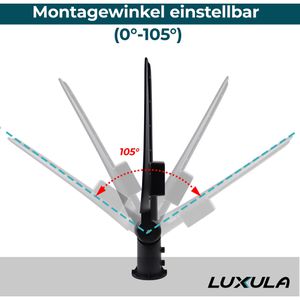 Produktbild für LED-Außenstrahler Luxula LXSL505000, IP65 wasserdicht
