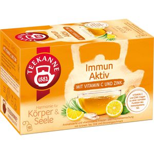 Tee Teekanne Immun Aktiv mit Vitamin C und Zink