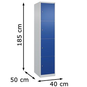 Produktbild für Schließfachschrank CP-Möbel Classic Plus, blau