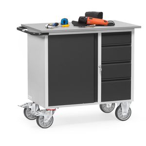 Produktbild für Werkstattwagen Fetra 2452-7016, Tragkraft 400 kg