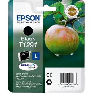 Produktbild für Tinte Epson C13T129140 Apfel, schwarz