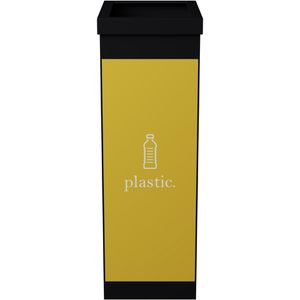 Produktbild für Mülleimer Paperflow Mülltrenner Plastik, gelb