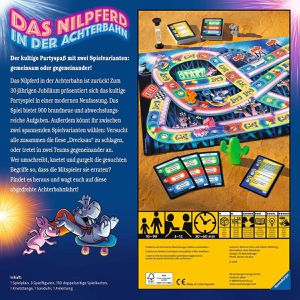 Produktbild für Brettspiel Ravensburger 26772, Das Nilpferd in der Achterbahn